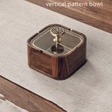 Walnut Ashtray Family Living Room