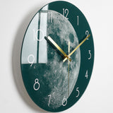 Luxury Silent Wall Clock Living Room Glass Clocks Wall