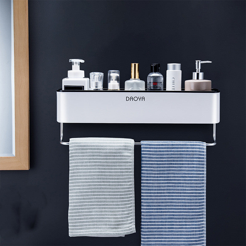 Bathroom shelf wall