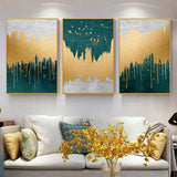 Abstract Landscape Wall Art Canvas Painting Nordic Poster