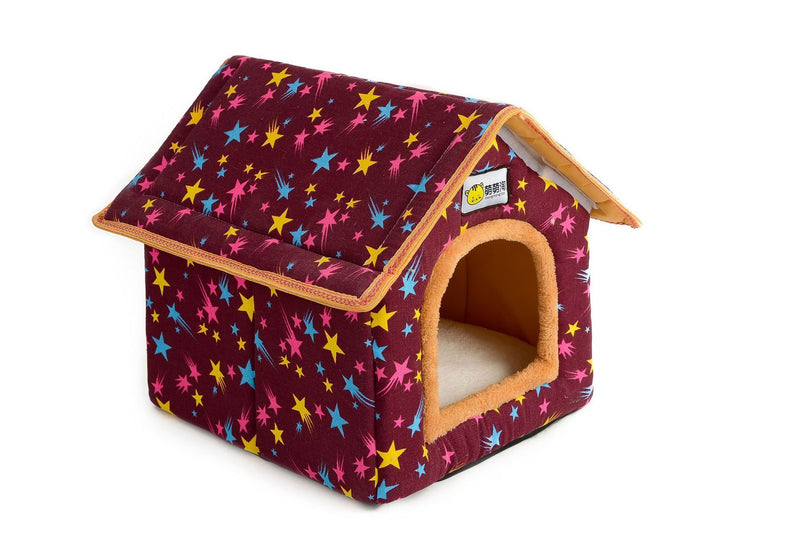 Winter Pet Bed Removable And Washable Dog WOWO Chimney House