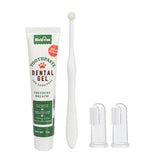 Oral Hygiene Kit For Cats And Dogs 3 Piece Set With Dual Ended Toothbrush, Finger Brush, And Poultry Flavor Tube Of Toothpaste Remove Plaque Tartar Buildup