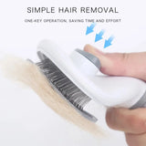 1Pcs Remover Brush Easy to Remove Loose Undercoat For Dogs Cats Grooming Tools Pet Hair Removal Comb Dogs Accessories