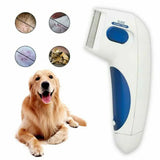 Pet Cat Dog Electric Terminator Brush Anti Removal Kill Lice Cleaner Electric Head Pet Fleas Electronic Lice Comb For Dog